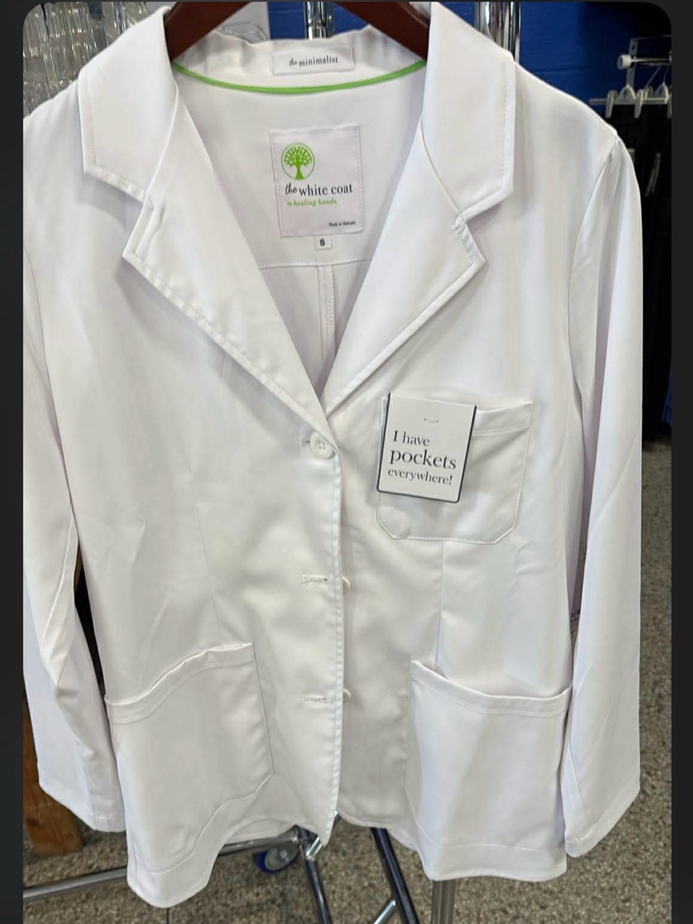 healing hands White Women’s Lab Coat Jacket